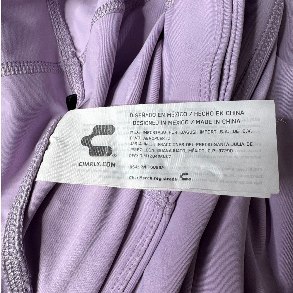 Charly Light Purple Compression Shorts - Size Small - Hidden Waist Pocket - Picture 6 of 9